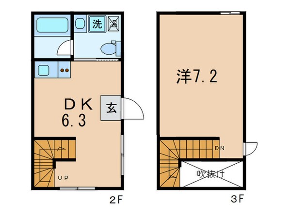 フェリーチェ駒沢大学の物件間取画像